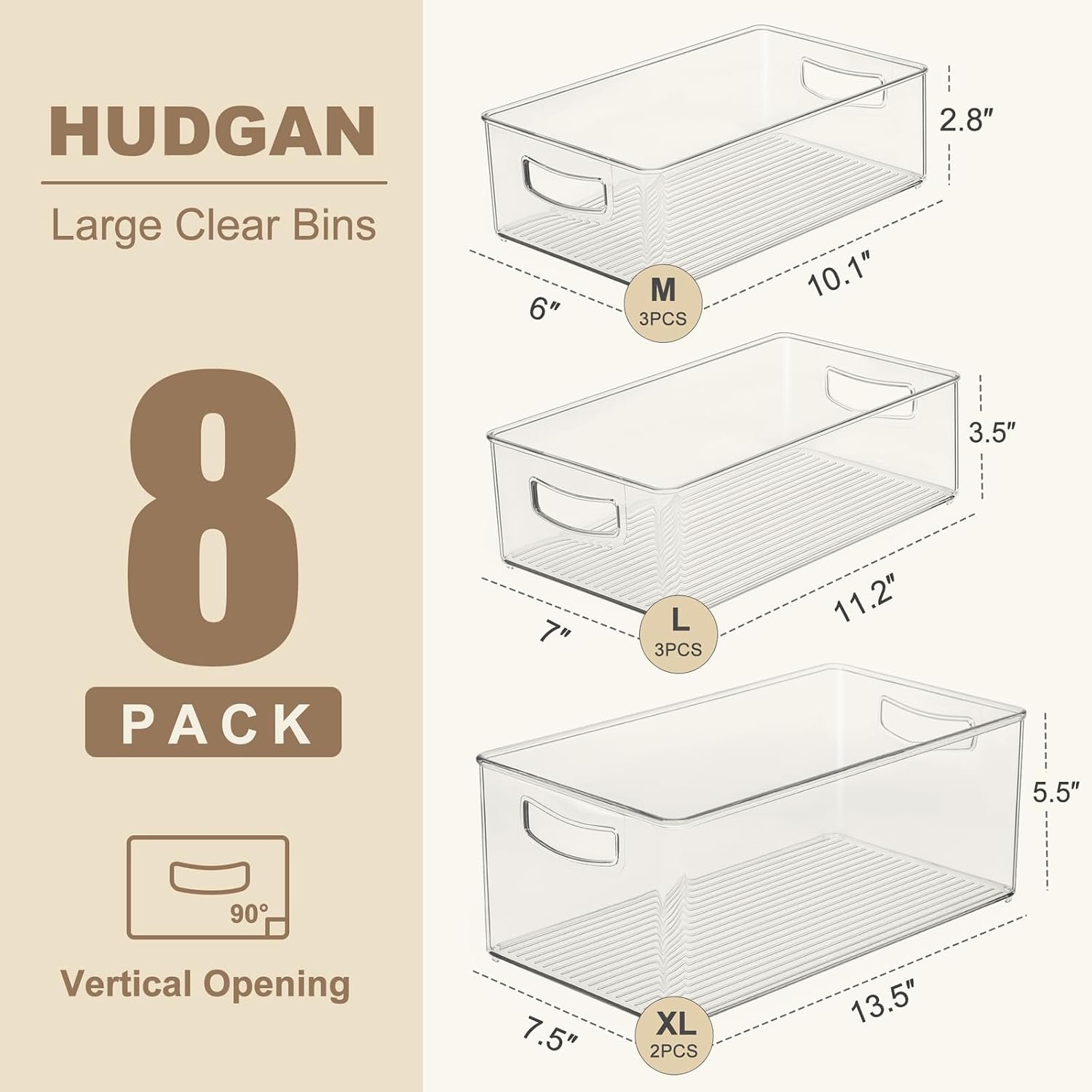 Freezer organizer bins stacked and labeled inside a freezer drawer